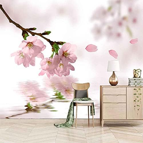 Kunst Wandposter Rose Pfirsichblüte 3D Tapeten Wanddekoration Fototapete Sofas Wohnzimmer Wandbild Schlafzimmer-400cm×280cm