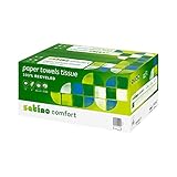 Satino by WEPA Comfort Handtuchpapier Format Tissue 277210 - PT3 kompatibel - 2-lagig - grün - 20x160 Blatt - V-Falz - 25x23cm - EU Ecolabel zertifiziert - 100% Recycling - 3.200 Blatt