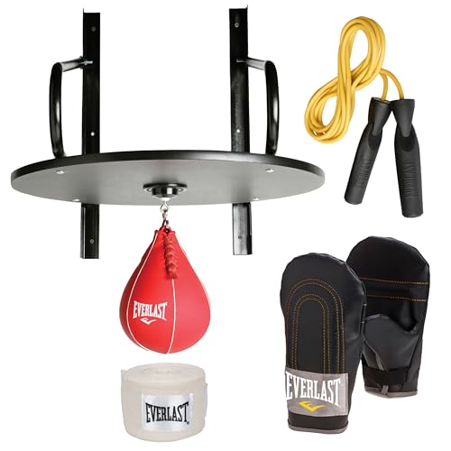 Everlast Unisex – Erwachsene Everlast 6-delige platform tas set Punching Boxausr stung, Schwarz, Einheitsgröße EU