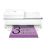 HP ENVY 6420e Multifunktionsdrucker, 20€ Cashback, 3 Monate gratis drucken mit HP Instant Ink inklusive, HP+, Drucker, Kopierer, Scanner, Mobiler Faxversand, WLAN, Automatischer Dokumenteneinzug