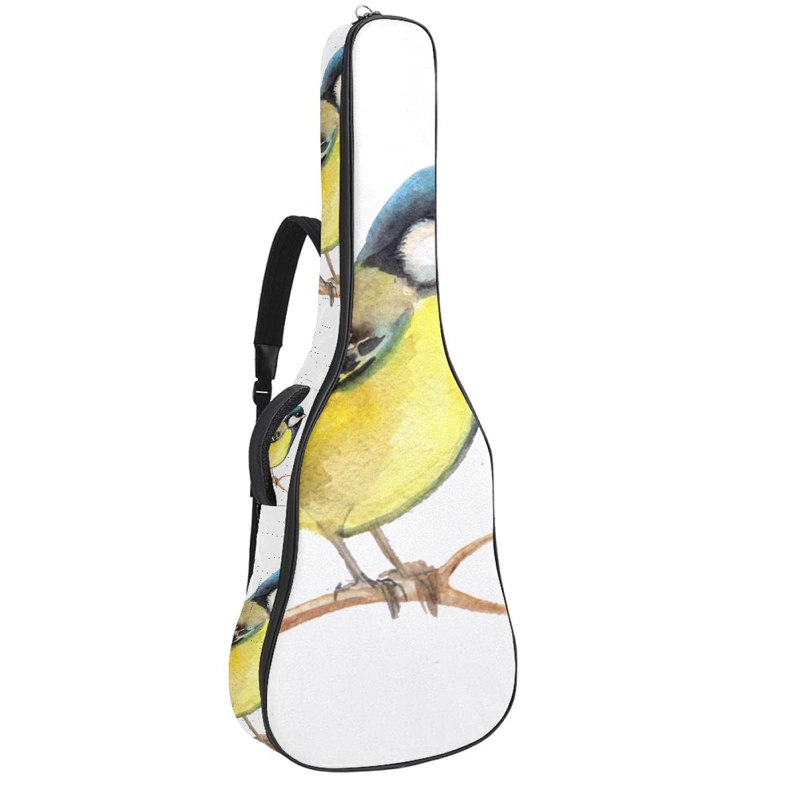 Gitarrentasche Schutz- und Transporttasche für akustische und klassische Gitarren wasserfest und gepolstert Vogel 108.9x42.9x11.9 cm