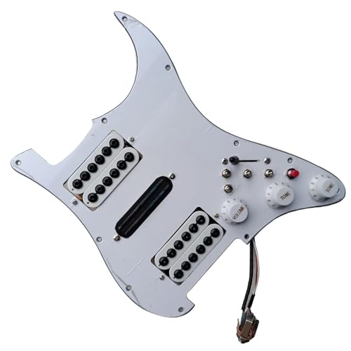 Standard-Pickguard-Tonabnehmer 3-lagiges HSH-E-Gitarren-Schlagbrett-Set mit vorverdrahtetem Tonabnehmer für Gitarre (Color : 3)