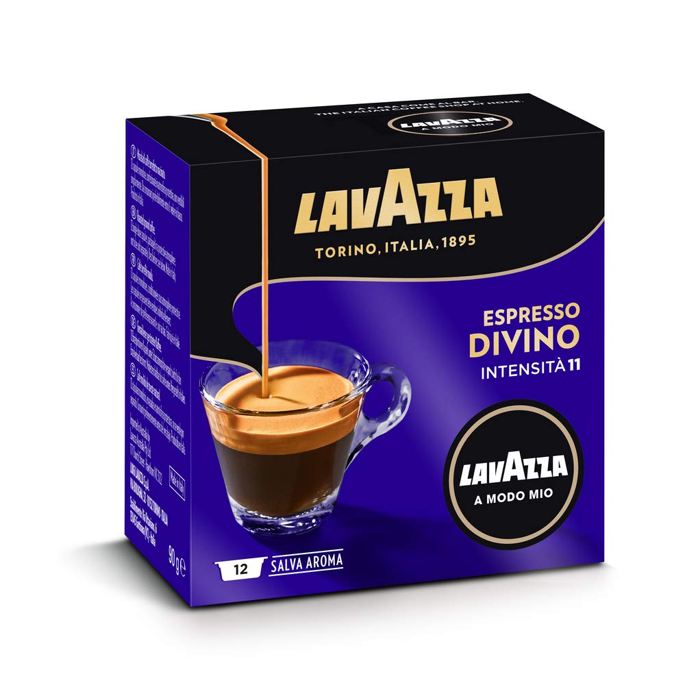 Lavazza A Modo Mio Espresso Divino, 5er Pack, 5 x 12 Kapseln (5 x 90 g)