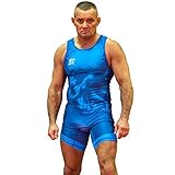 Extreme Hobby Wrestling-Trikot für Männer WRESTLING, Kompressionstrikot REH-TECHRESPONSE One-Piece Sleeveles Bodysuit Ringer-Trikot Herren