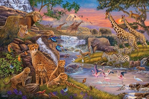 Ravensburger Puzzle 3000 pièces : Le règne Animal