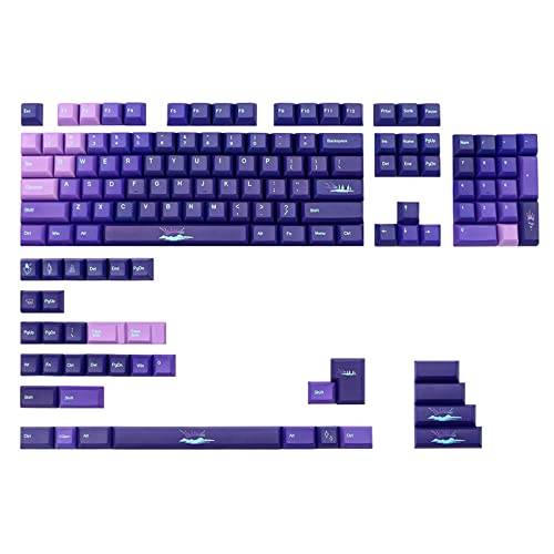 Ukbzxcmws 139 Tasten KCA Profil Tastenkappen PBT DYE SUB Tastenkappe Für GK61/64/68/84/980 Mechanische Tastatur Gmmk Tastatur Tastenkappen