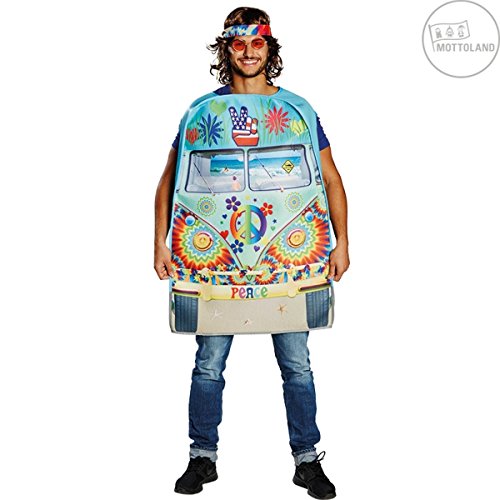 Kostüm Hippie Bus 1-tlg. Schaumstoffkostüm Unisex OneSize