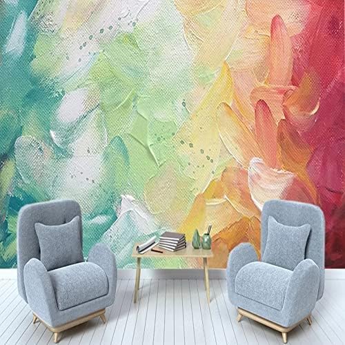 XLMING Mode Einfaches Farbenfrohes Graffiti 3D Tapete Home Dekoration Wohnzimmer Sofa Schlafzimmer Tv Hintergrund Wand-200cm×140cm