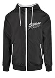 Artshirt Factory Simson Wind-Jacke M2, Farbe: Schwarz/Weiß, Größe: 2XL