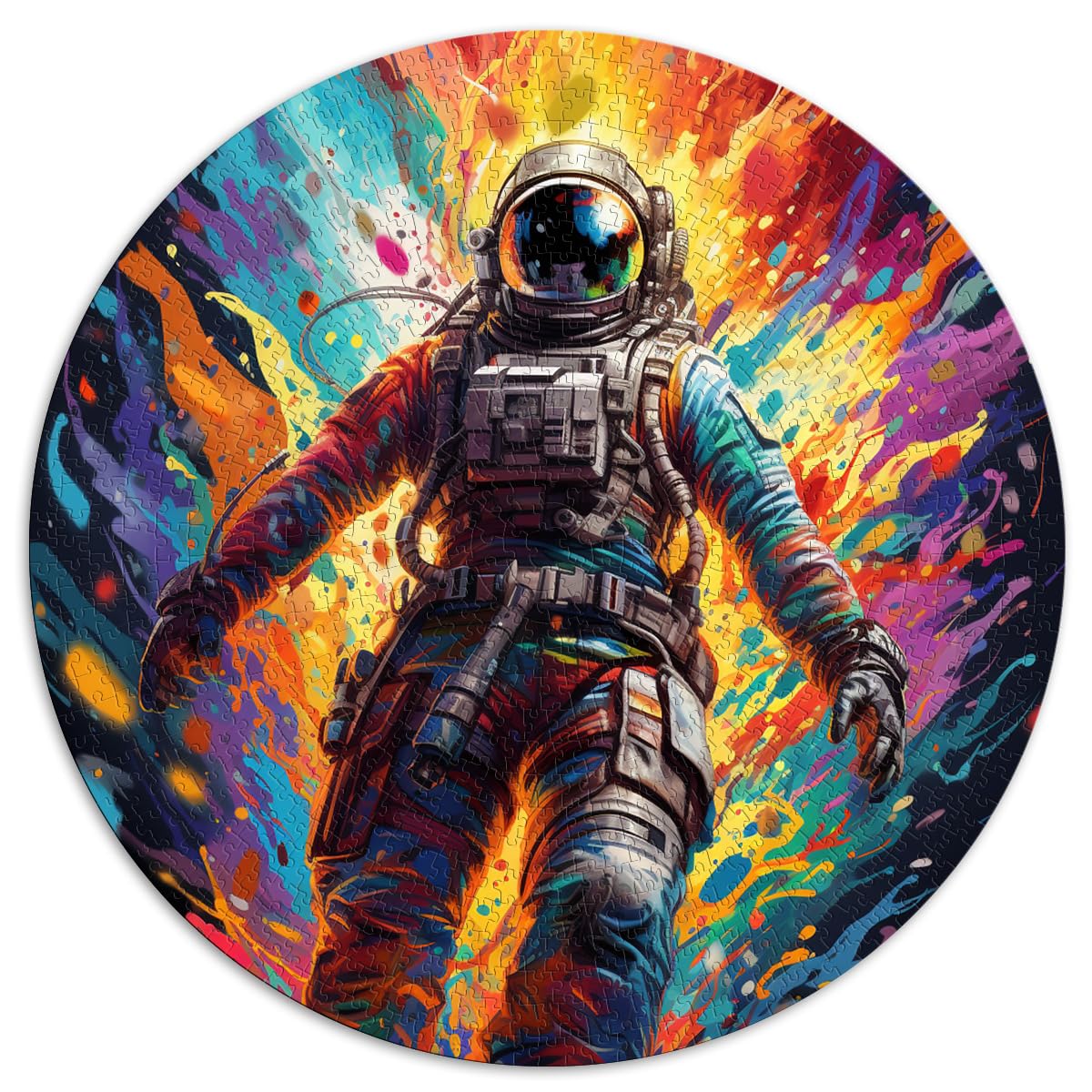 Puzzles Lernspiele Der Astronaut 1000 Puzzles für Erwachsene 67,5x67,5cm Lernpuzzle Geschenke für Freunde und Familie