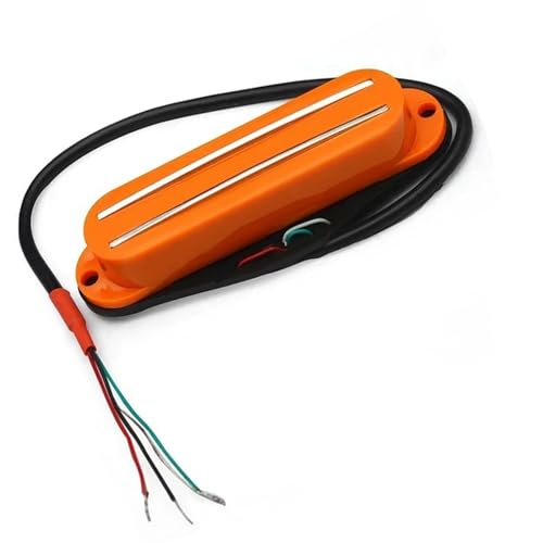 Orangefarbener Humbucker-Tonabnehmer für E-Gitarre, Kunststoffspule, Gitarren-Ersatzteile Single-Coil-Tonabnehmer