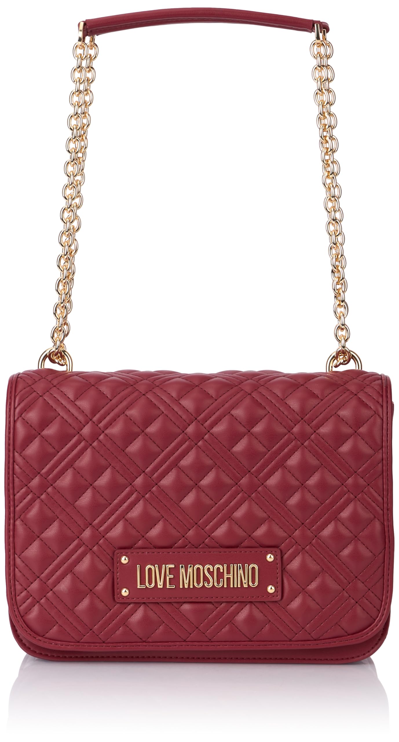 Love Moschino Damen Jc4000pp1lla0552 Schultertasche, Bordeaux