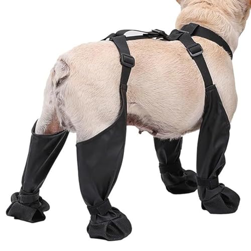 Hundeschuhe, Hundestiefel, Outdoor-Pfotenschutz, Hunde-Regenstiefel, Pfotenschutz Mit Weicher Sohle, Wasserdichte Hundestiefel Mit Verstellbarem Kordelzug, Atmungsaktiver Hundepfotenschutz Für Den Win