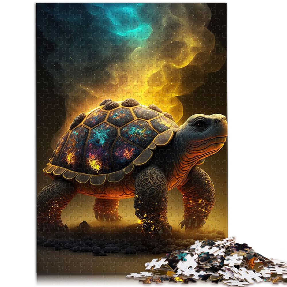 Puzzle für Turtle Fire, 1000-teiliges Puzzle, Lernspiele, Holzpuzzle, Familienspiel, Stressabbau, schwieriges Herausforderungspuzzle, 1000 Teile (50 x 75 cm)