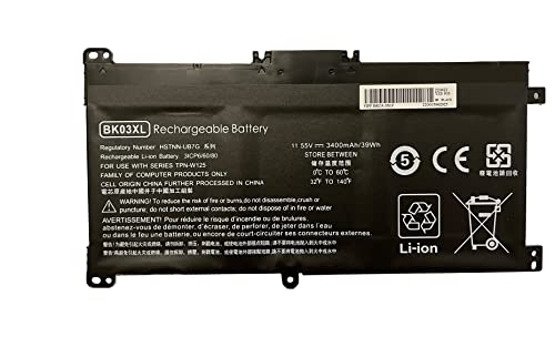 BK03XL 916811-855 Akku für HP Pavilion X360 Convertible 14-ba0xx 14-ba2xx 14m-ba0xx 14m-ba1xx 14m-ba011dx 14m-ba013dx 14m-ba114dx 14-ba253cl 14-bal125cl 14-ba153cl 14-ba002ne 14-ba009la 916812-855