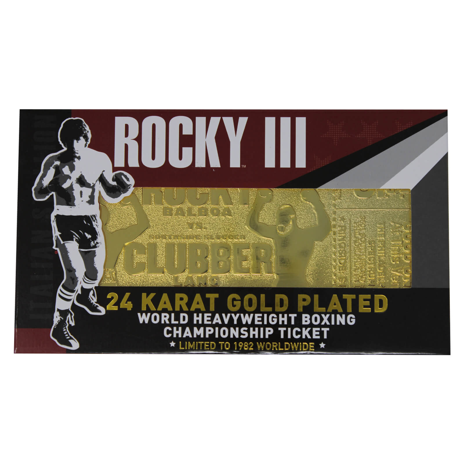 Rocky - 24K vergoldetes Ticket Rocky V Clubber Lang 3