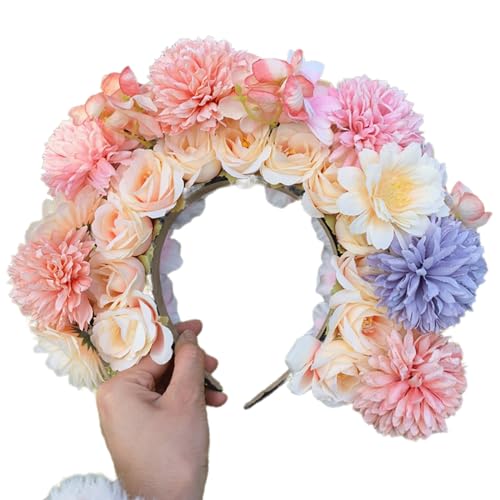 Brautgirlanden, Blumen, Hochzeit, Blume, Stirnband, Strandkranz, Haarband, Haarschmuck, Kopfreif, Requisiten für Frauen