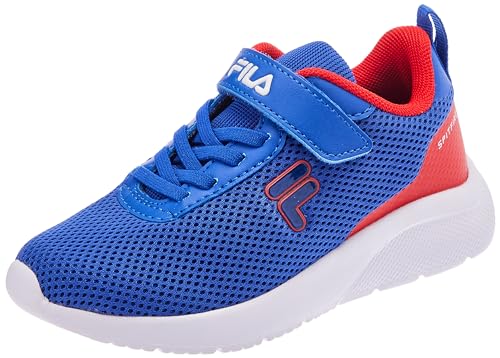 FILA Spitfire V Kids Laufschuh, Blue Quartz Red, 32 EU