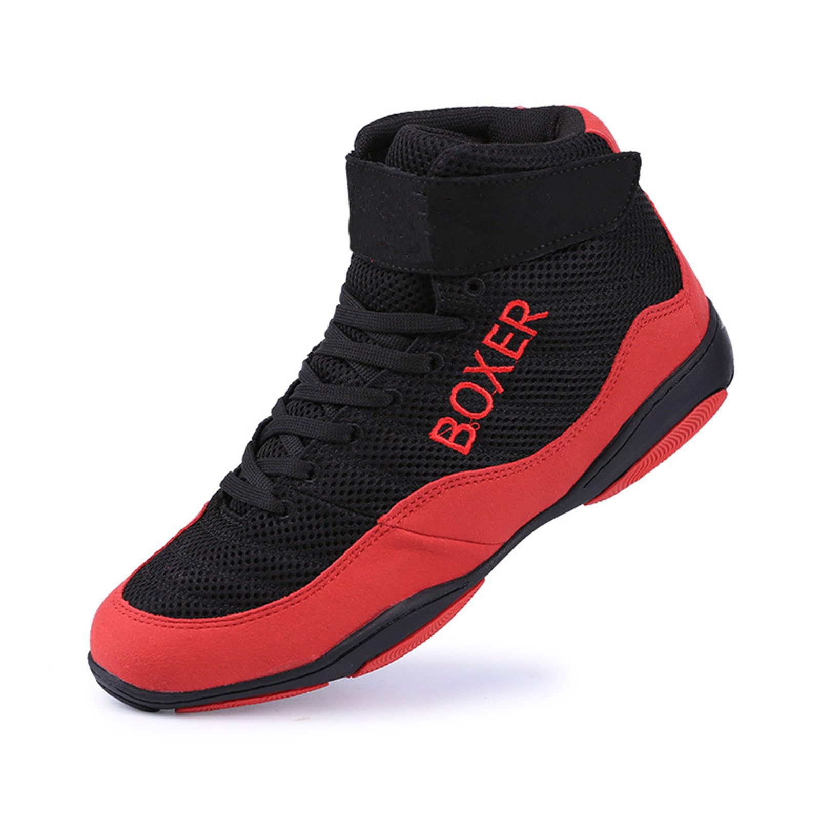 Boxschuhe für Kinder,Unisex Boxing Shoe,Kampfsport ringerschuhe,Squat-Schuhe,Turnschuhe,Gummisohle,Verschleißfest,atmungsaktive,Leichte,Trainingsschuhe,Für Männer,Frauen,Sanda,Jugend