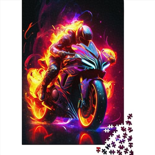 1000-teiliges Puzzle für Erwachsene Teenager, RIDER-Puzzle für Erwachsene und Teenager von Als Geschenk für die ganze Familie und das 75x50cm