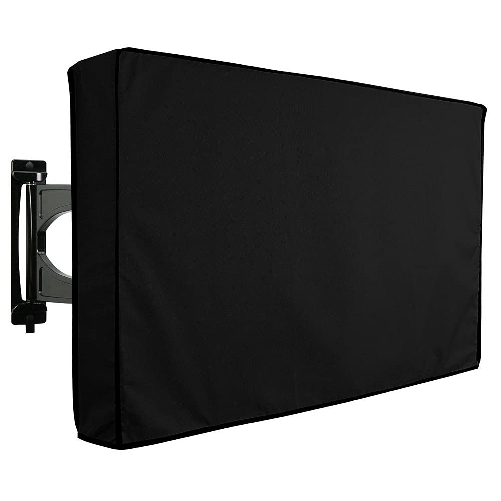 Outdoor Tv Cover wasserdichte TV-Abdeckung im Freien für 22 65-Zoll-TV-TV-staubdichte Mikrofasertuch zum Schutz des Bildschirms wetterfest TV-Abdeckung(50 52Inch)