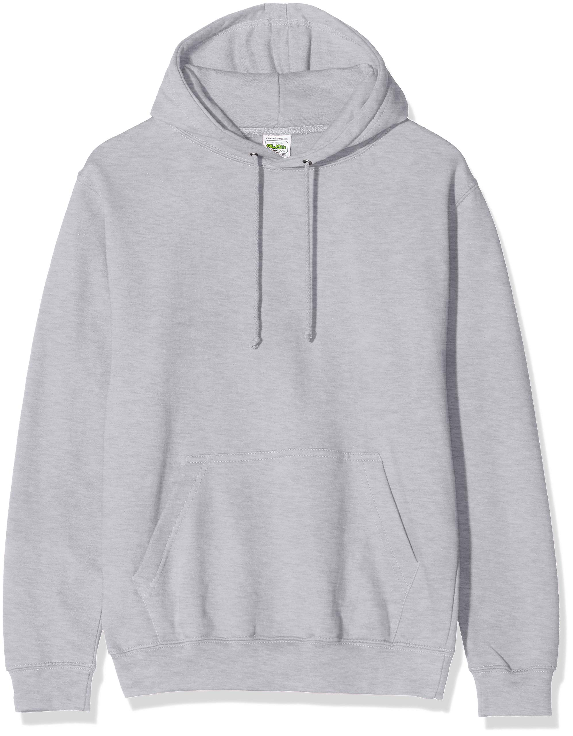 AWDis Herren Kapuzenpullover COLLEGE HOODIE, Grau (Heather Grey), XXXXXL