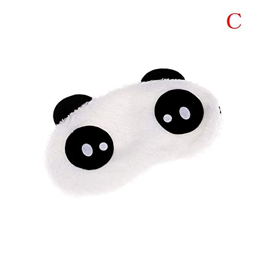 Übernachtung Taschen, Schlafmasken, 1PCS weiße süße Panda-Augenmaske Augenmaske Schattierung Schlaf Baumwollbrille gesunde Augenmaske Schlafaugenmaske for Schlafen (Farbe: 6)