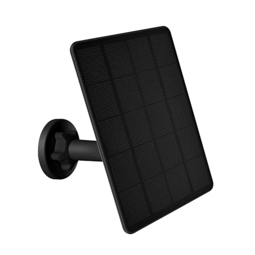 HVVENTY 3 W Trail-Kamera-Solarzellen, tragbares Solarpanel, integriertes 5000 mAh Batteriefach, IP65 wasserdicht, Jagdzubehör