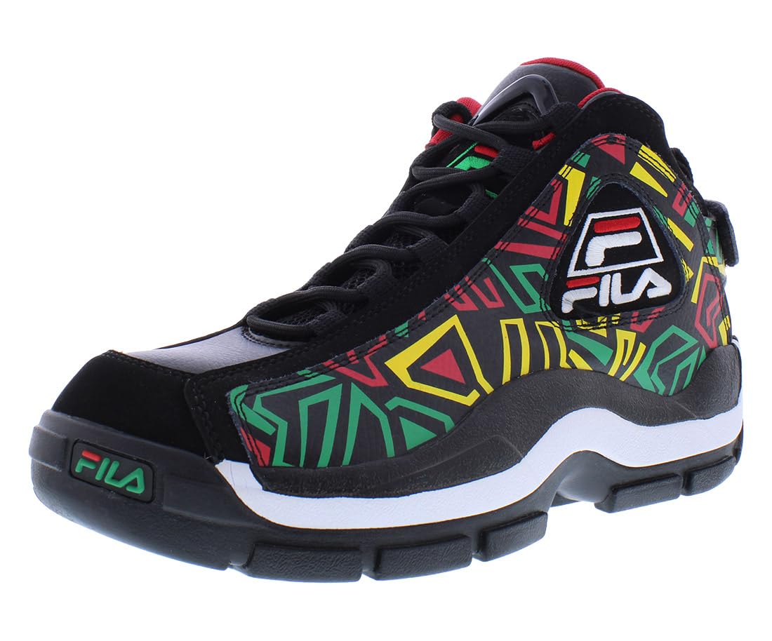 Fila Grant Hill 2 Men's Basketball 9 D(M) US Black-Green-Lemon, 43 EU