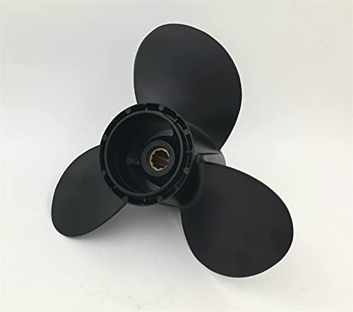 Jodriva 10 1/2x11 15hp-35hp, for Johnson-Propeller. 14-Zahn-Spline-Aluminiumpropeller, for Johnson-Bootspropeller Propeller für Außenbordmotoren