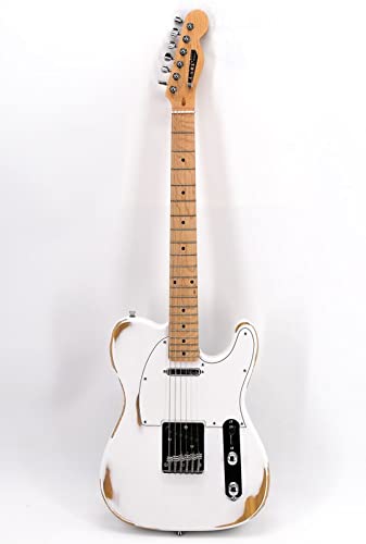 KEYTONE E- GITARRE TL STYLE VINTAGE DESIGN WHITE