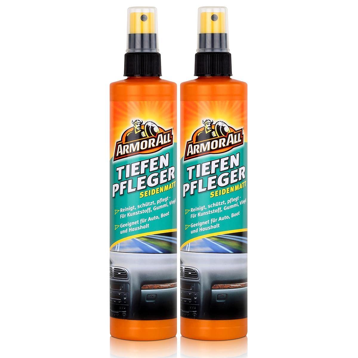 Armor All Tiefenpfleger seidenmatt Pumpspray 300ml - reinigt, schützt und pflegt (2er Pack)