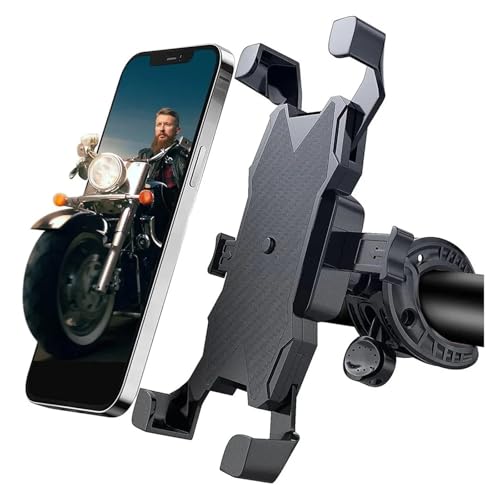 Handyhalterung Motorrad Anti-Shake-telefonhalter Stabile -telefonhalterung Mountainbike-Lenkerunterstützungsgeräte 4,7-6,9 Zoll Handyhalter Fahrrad