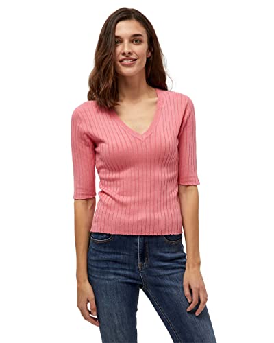 Peppercorn Women's Tana Rib Knit, Pink Lemonade, L