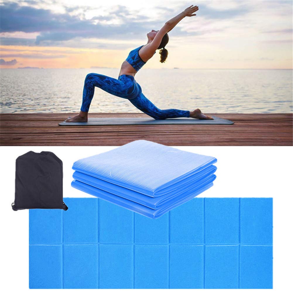 Yoga Mat Yoga Matte Trainingsmatte rutschfest Trainingsmatten für zu Hause Yoga Mat Dick Gym Matt für zu Hause Trainingsmatten blue660c,0.6cm