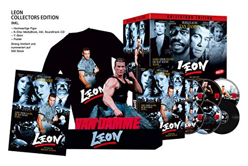 Leon - Mediabook - Limitiert auf 500 Stück (+ 2 DVDs) (+ Bonus-DVD) (+ CD) (+ Figur) (+ T-Shirt) [Blu-ray]