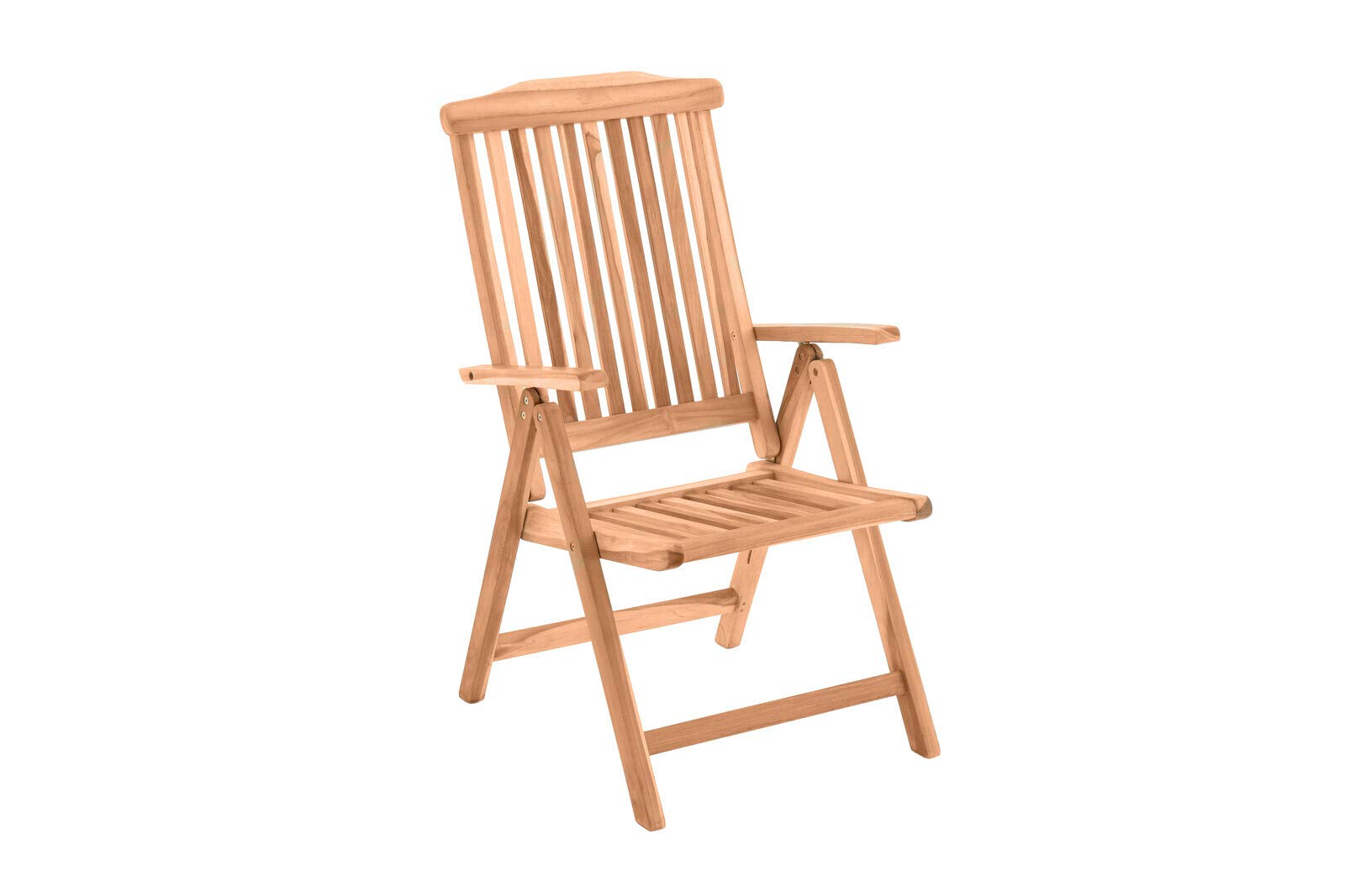 Möbilia® Gartenstuhl, Teak, Breite: 57 cm Tiefe: 73 cm Höhe: 104 cm