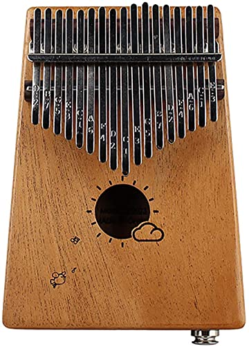 Kalimba Daumen-Qin, Daumenklavier, Fingerklavier | 17|| 21 Tasten Kalimba, traditionelles Musikinstrument, Taschen-Daumenfingerklavier, Mbira-Klavier for Musikliebhaber, (18 cm x 13 cm), 17 Noten F (F