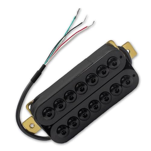 7-saitiger Humbucker für E-Gitarre, Big Hex, verstellbare Schraube, Spulenaufteilung, Gitarrenteil Single-Coil-Tonabnehmer (Color : Bridge)