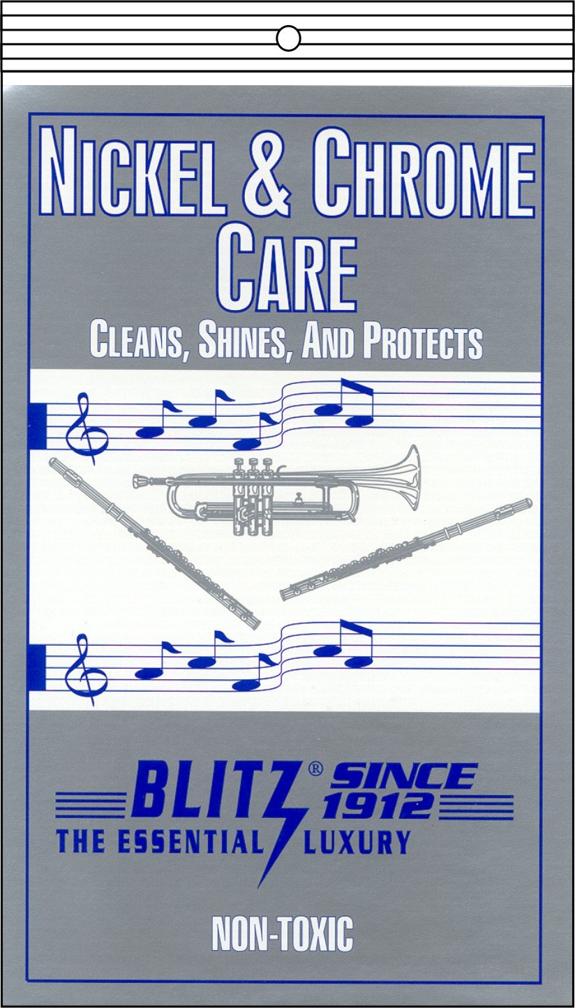 Blitz Music Care 310-4x Nickel- und Chrompflege, 4 Stück