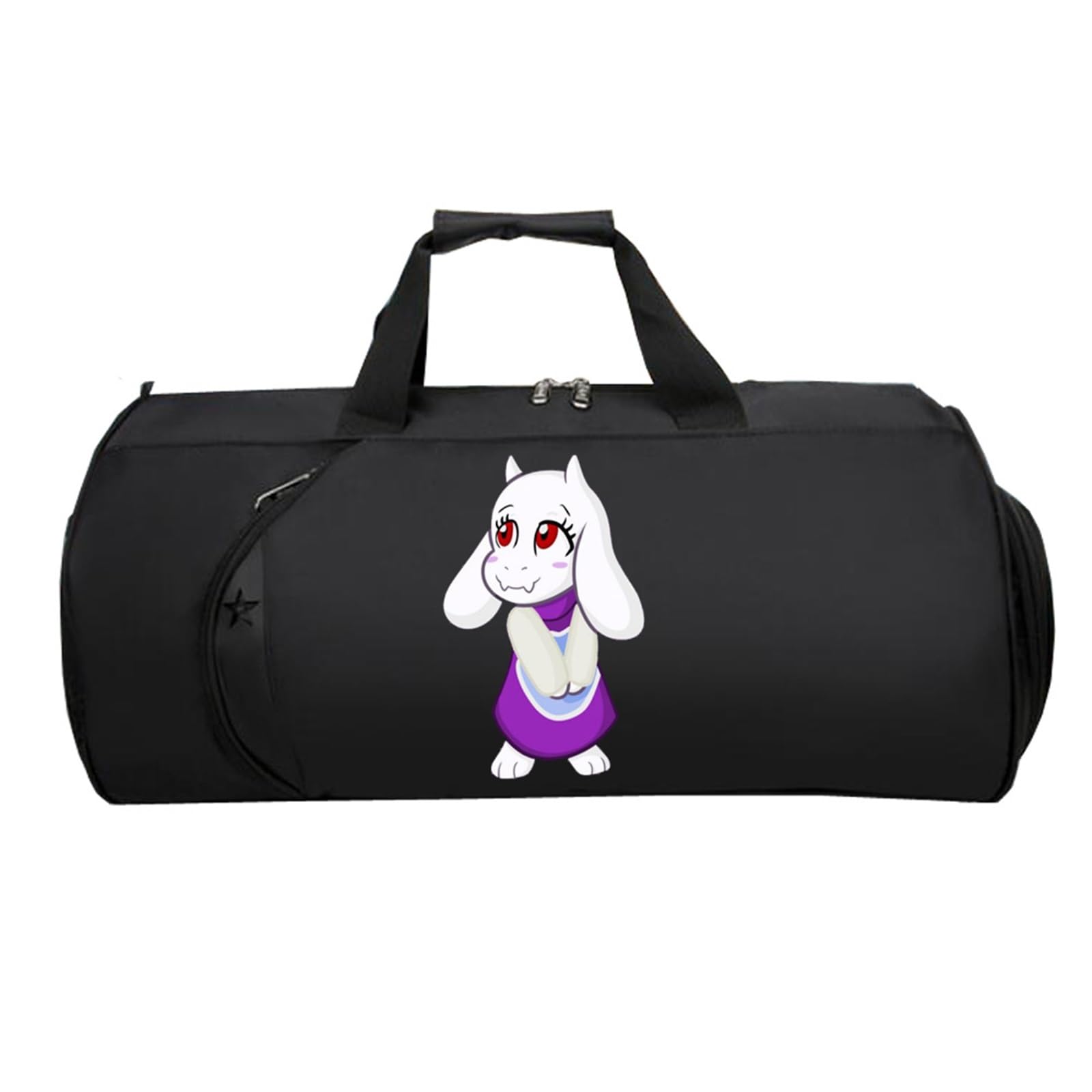 Kleine Reisetasche Anime, Groß Wasserdicht Sporttasche, Weekender HandgepäCk Koffer füR Herren Und Damen Flugzeug(Black 9)