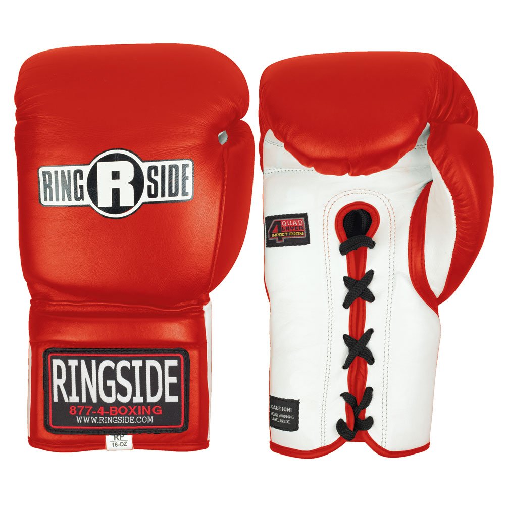 Ringside Sicherheits-Sparring-Handschuhe, Spitze, Rot, 473 g