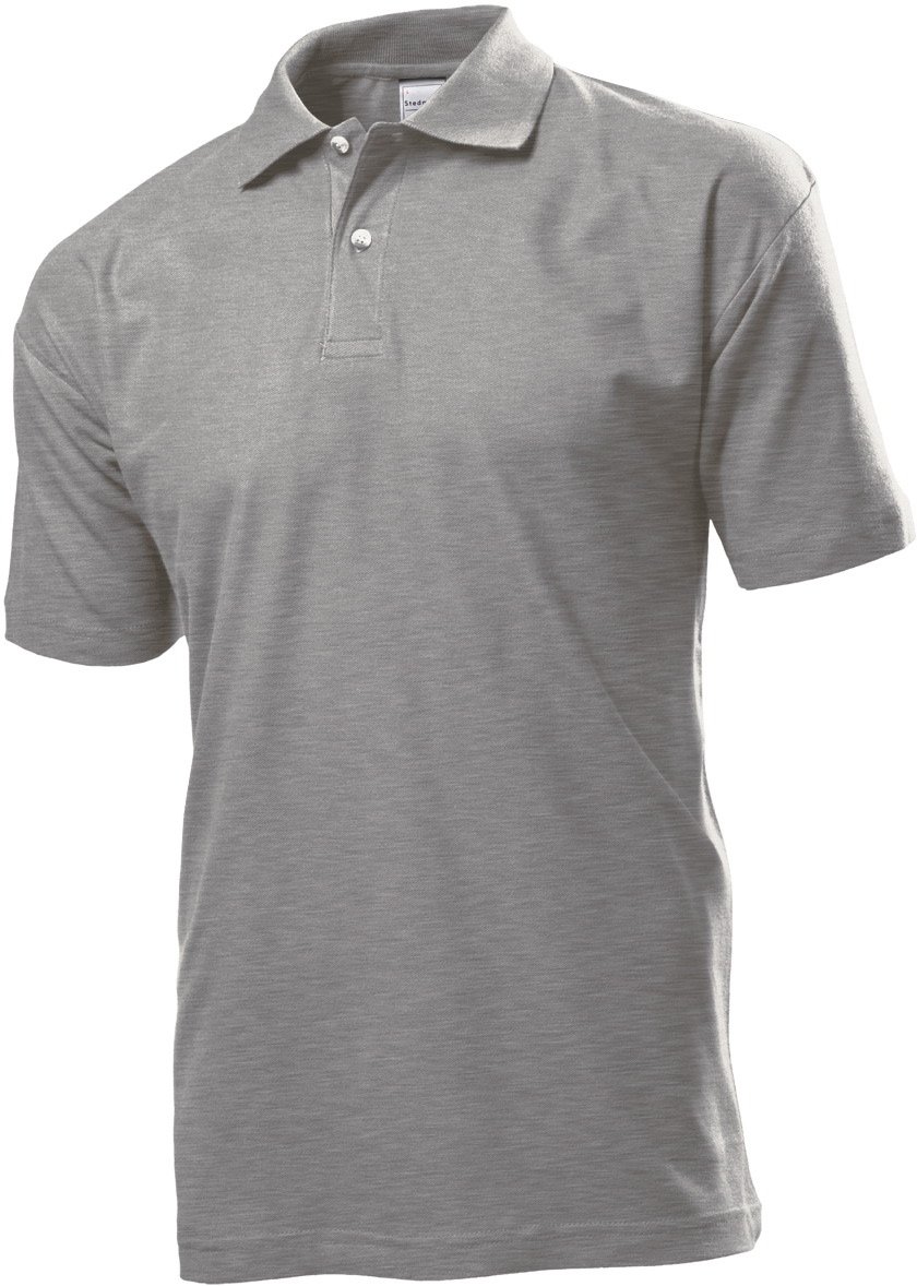 Stedman Piqué Poloshirt ST3000 3XL,Heather Grey