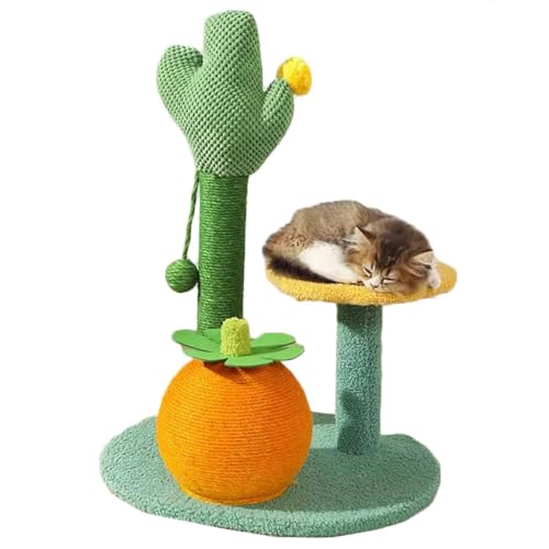 Unique Cactus Cat Tree, Heavy-Duty for Large Cats, Perfect for Cat Lovers