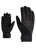 Ziener Herren UZOMI Langlauf/Nordic/Crosscountry-Handschuhe | extra warm, Touch, Soft-Shell, Black, 8