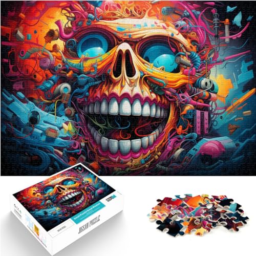 Spielgeschenk Puzzle Biologisches Mutationsmonster Puzzle für Erwachsene 1000 Teile Holzpuzzle Einzigartige Geburtstags 1000 Teile (50 x 75 cm)