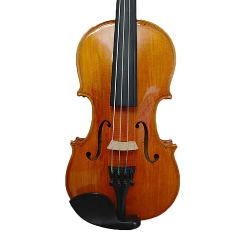 Geige Handgefertigte Violine aus natürlichem Massivholz mit schönem Muster und gutem Klang 4/4 3/4 (Color : 1/4)