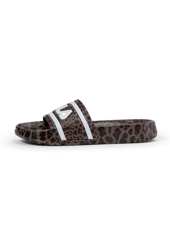 FILA Damen Morro Bay P Slipper wmn Slide Sandal, Leopard, 36 EU