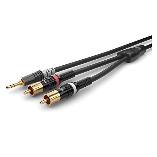 Sommer Cable Basic+ HBP-3SC2 / 3,5 mm Miniklinke stereo Hicon - 2 RCA/Cinch Hicon (3m)