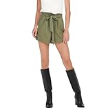 JdY Damen JDYSAY MW Linen WVN NOOS Shorts, Kalamata, 44